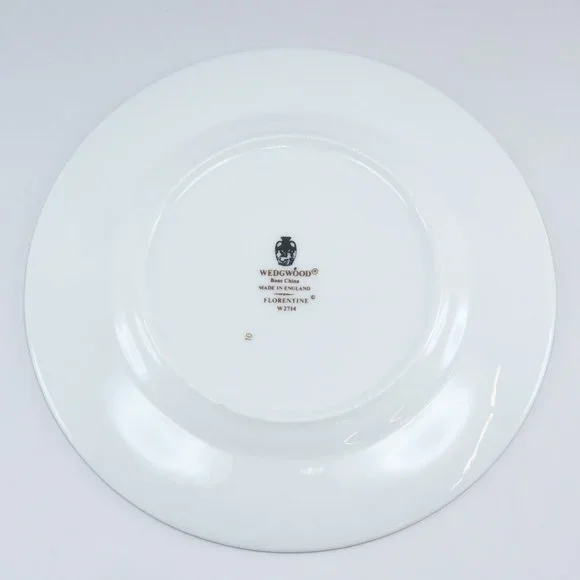 Wedgwood Cup & saucer & plate Florentine turquoise Tableware Porcelain _ - Picture 2 of 7